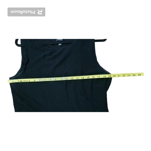 Eileen Fisher Maxi Dress Womens M Black Sleeveless Minimalist Italian Fa… - Picture 12 of 12